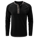 Camisa Henley em algodão macio