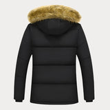 Rafael | Parka De Inverno Quente Com Capuz De Pelo