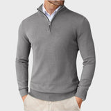 André | Camisola De Caxemira Masculina Com Fecho
