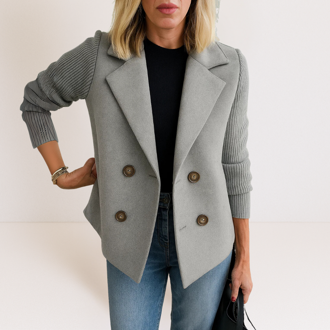 Marta™ | Casaco Elegante Com Mangas em Malha