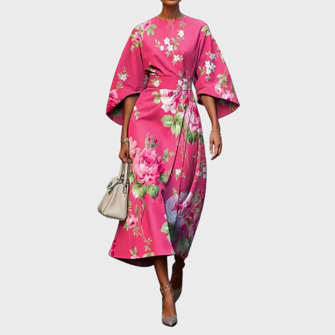 Rita | Vestido Elegante com Flores