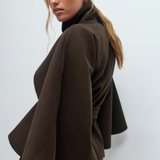 Lusana - Casaco elegante com cinto