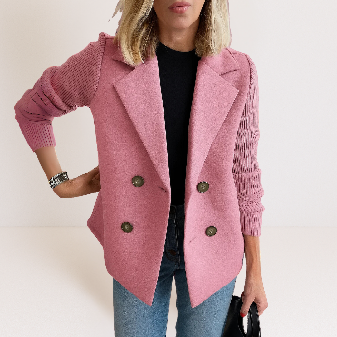 Marta™ | Casaco Elegante Com Mangas em Malha