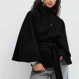 Lusana - Casaco elegante com cinto
