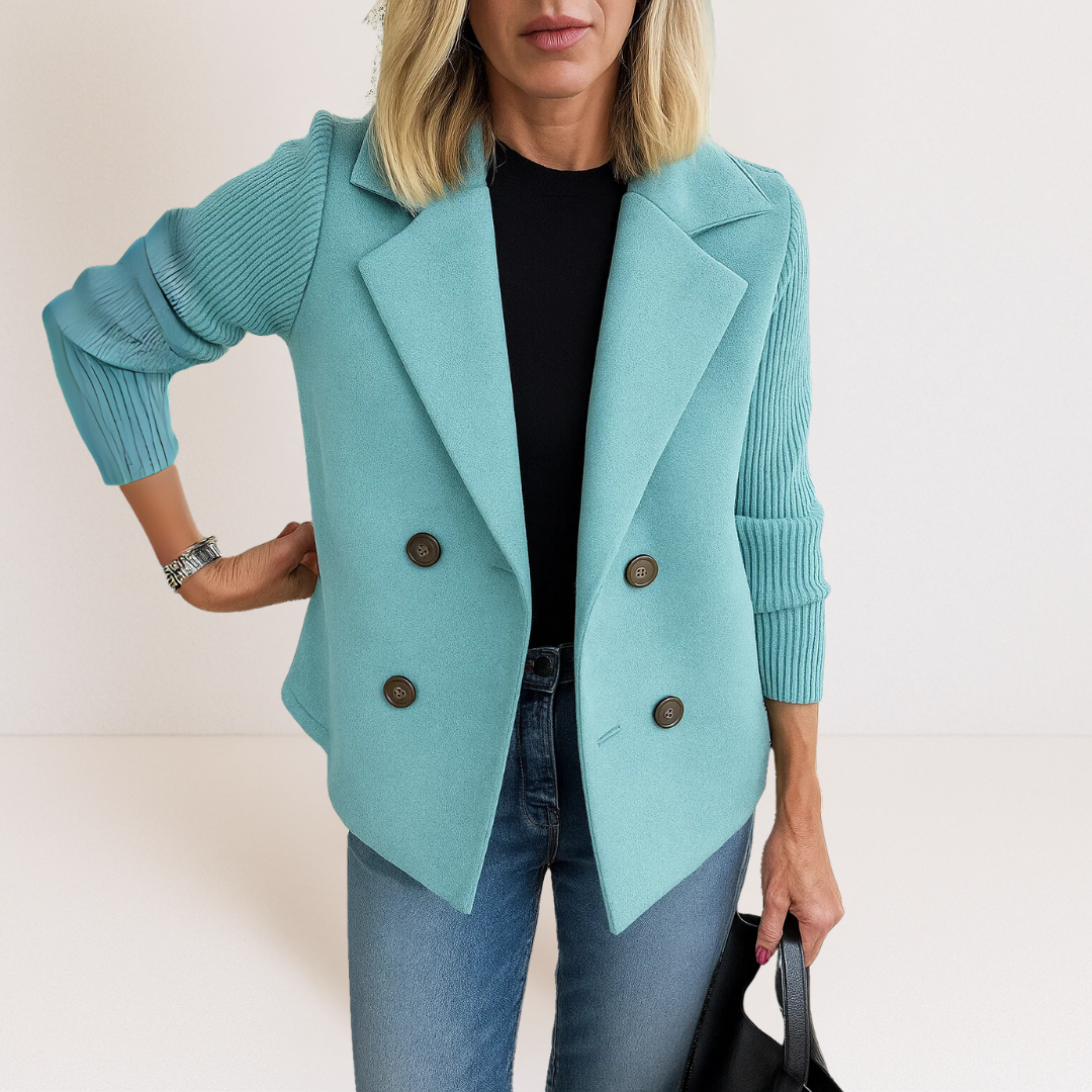 Marta™ | Casaco Elegante Com Mangas em Malha