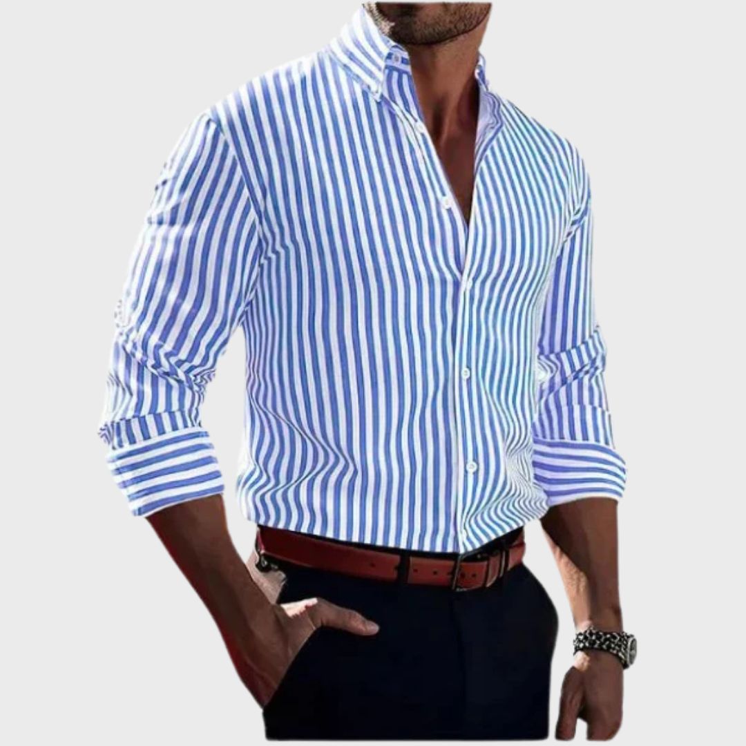 Artur | Camisa Clássica às Riscas