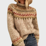 Andreia | Pullover de Malha Nórdica para Mulheres