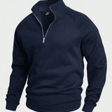 Antonio | Pullover com fecho de meia altura