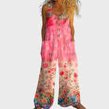 Isadora | Macacão Vintage com Patchwork Floral