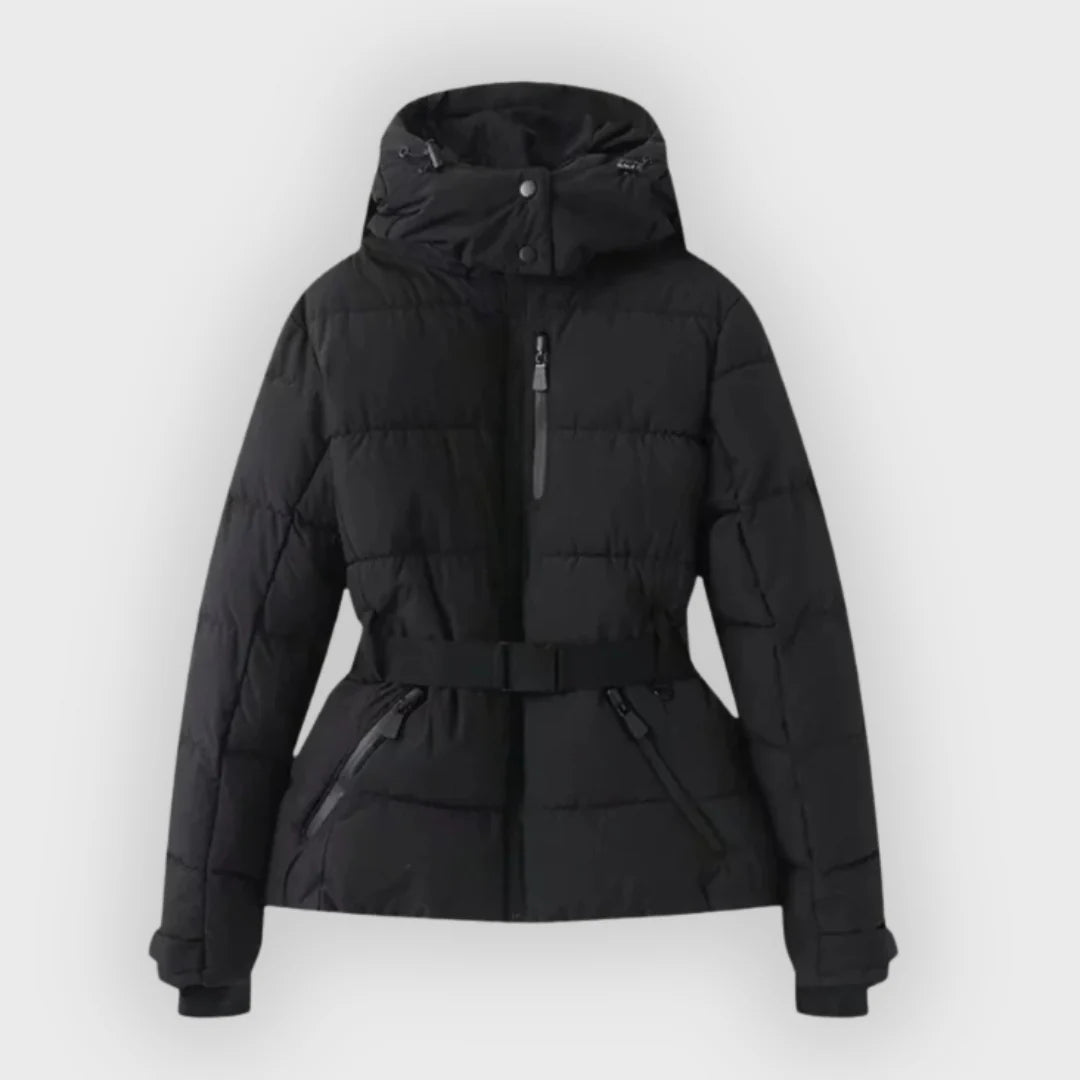 Flora | Casaco Puffer com Cinto