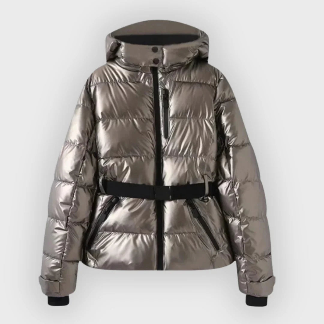 Flora | Casaco Puffer com Cinto