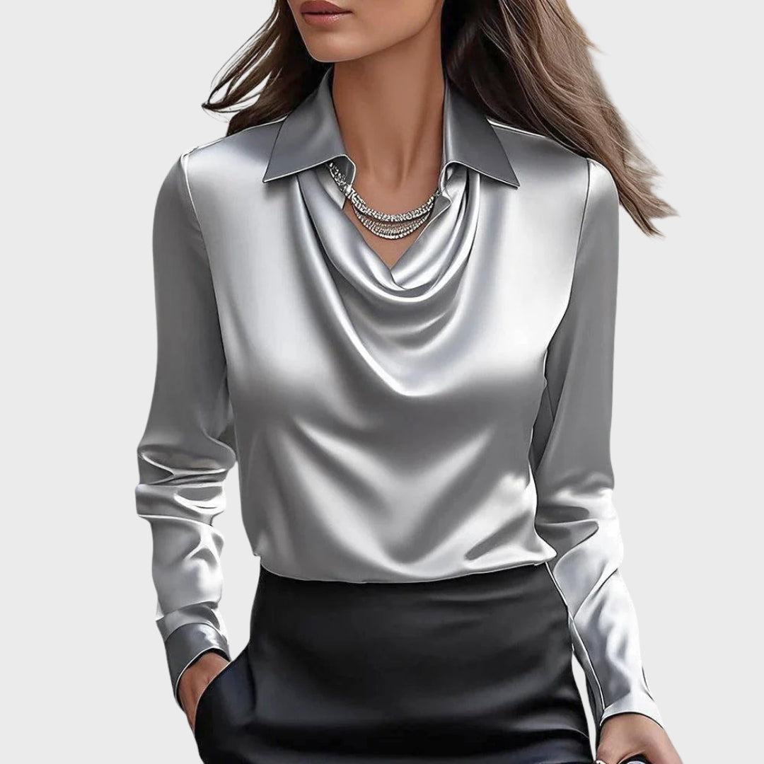 Fátima | Blusa com Brilho Luxuoso