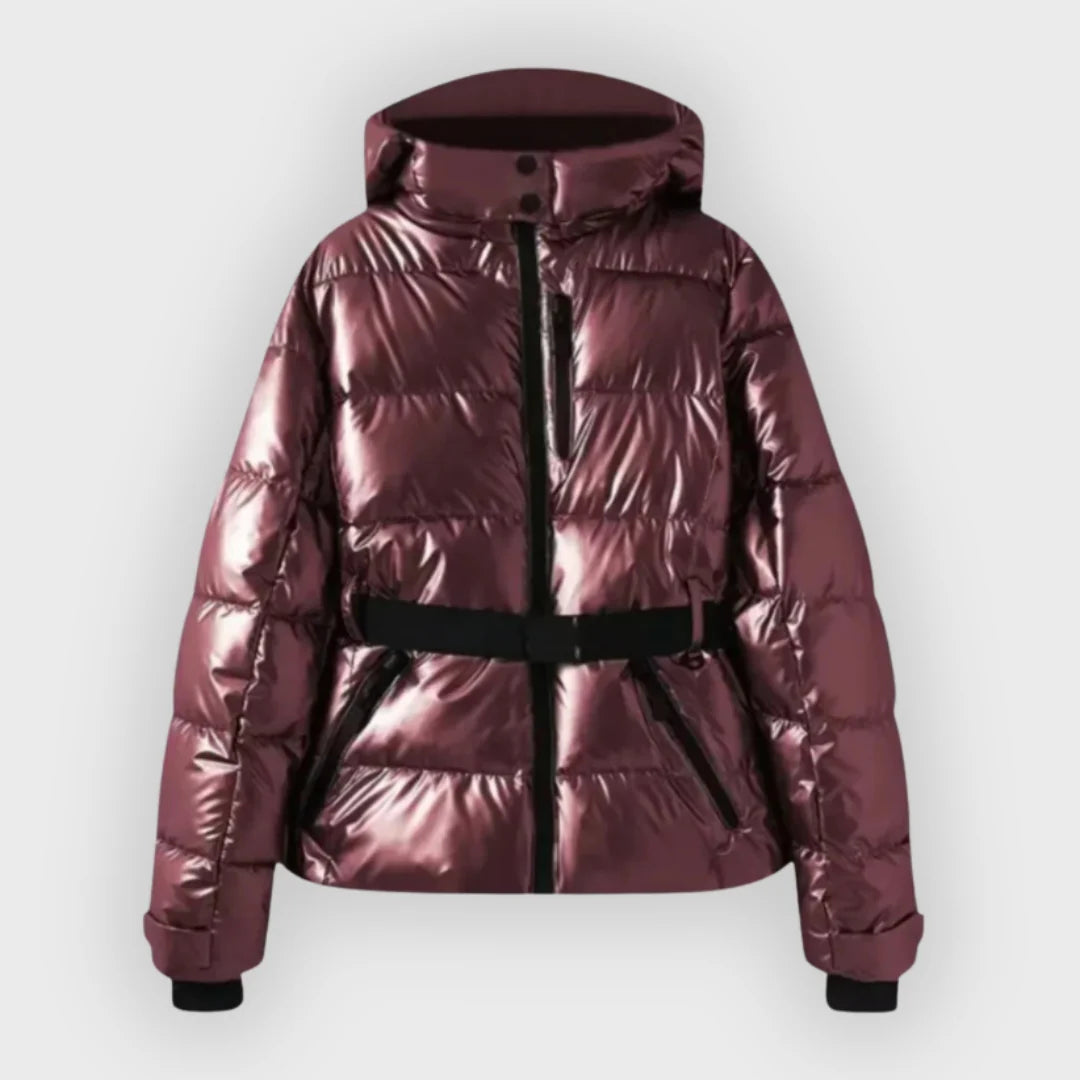 Flora | Casaco Puffer com Cinto