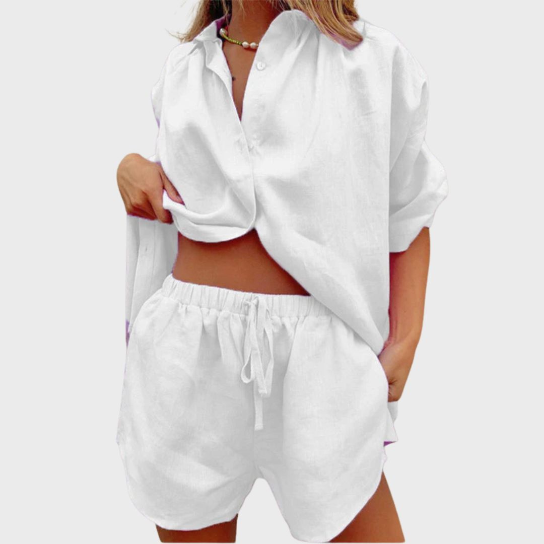 Marta | Conjunto Casual de Verão em Duas Peças