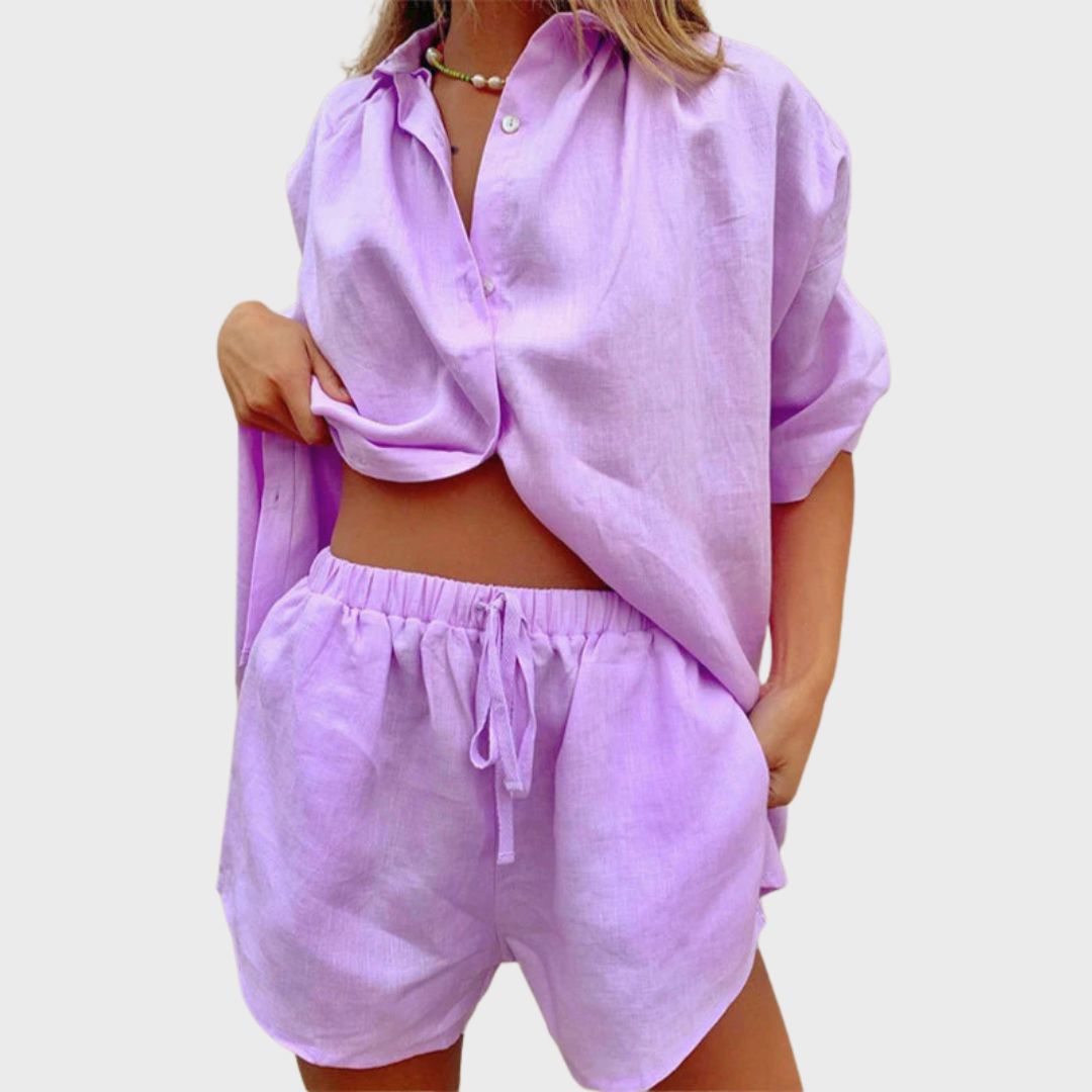 Marta | Conjunto Casual de Verão em Duas Peças