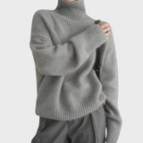 Amélia | Camisola em Cashmere com Gola Alta