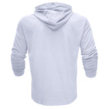 Camisa de algodão com capuz