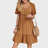 Daniela | Vestido Retro em V com Controlo de Barriga