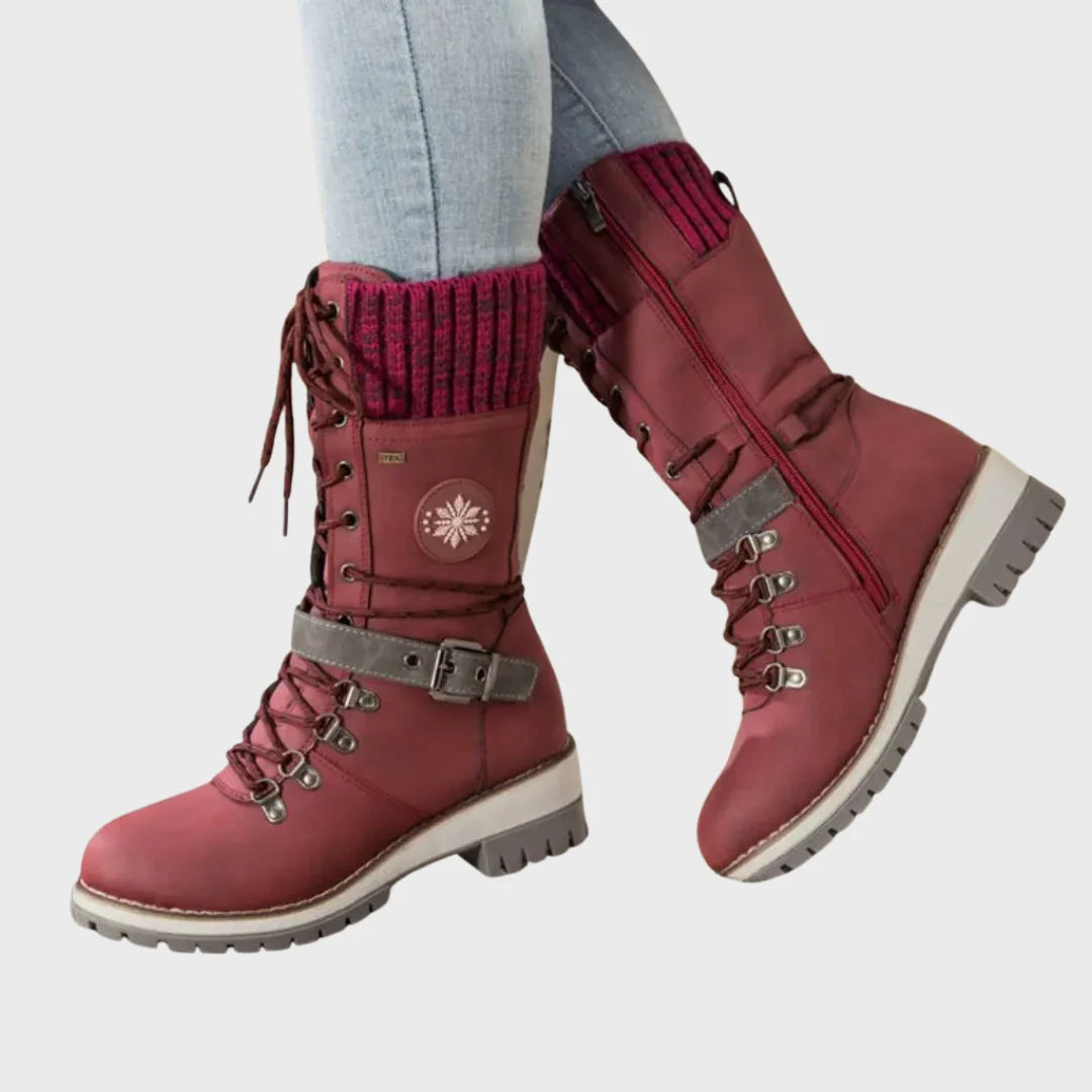 Catarina | Botas De Inverno Com Atacadores – Sola Antiderrapante