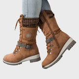 Catarina | Botas De Inverno Com Atacadores – Sola Antiderrapante