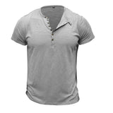 Camisa de manga curta em algodão
