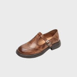 Inês | Sapatos Mary Janes Elegantes Em Pele