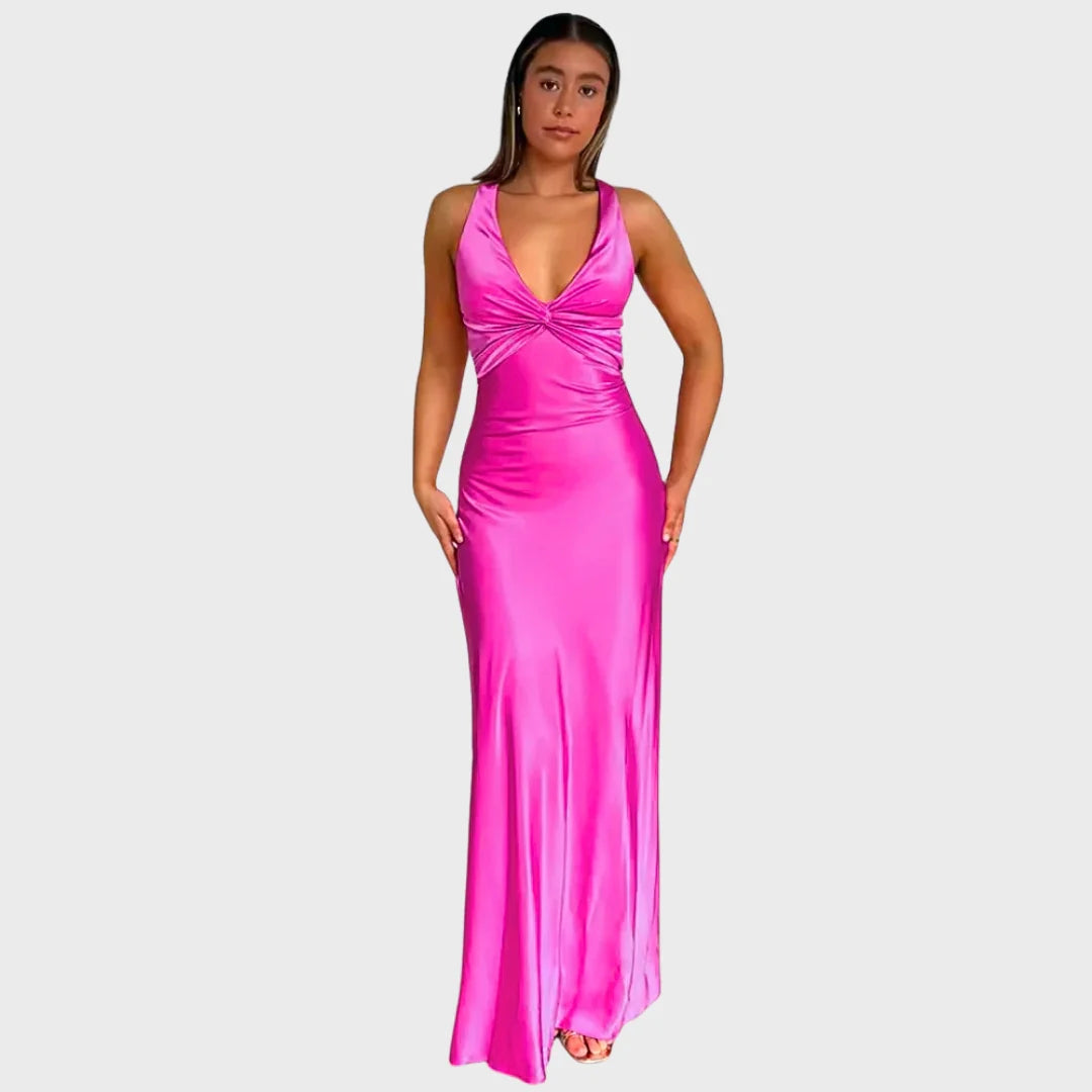Ângela | Vestido de Festa Sem Mangas