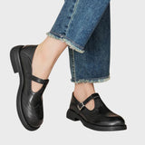 Inês | Sapatos Mary Janes Elegantes Em Pele