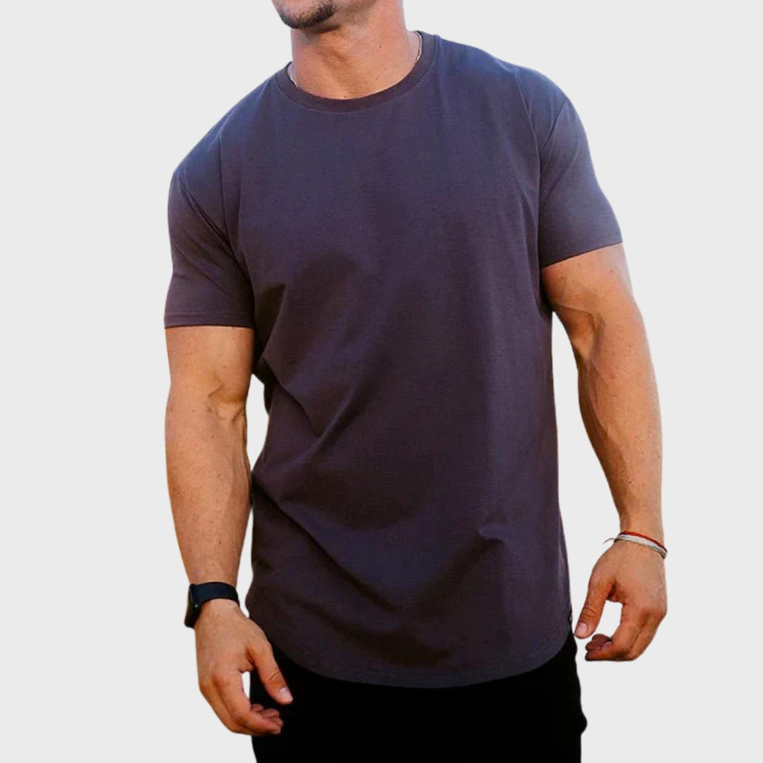 Vítor | T-shirt Justa com Corte Desportivo