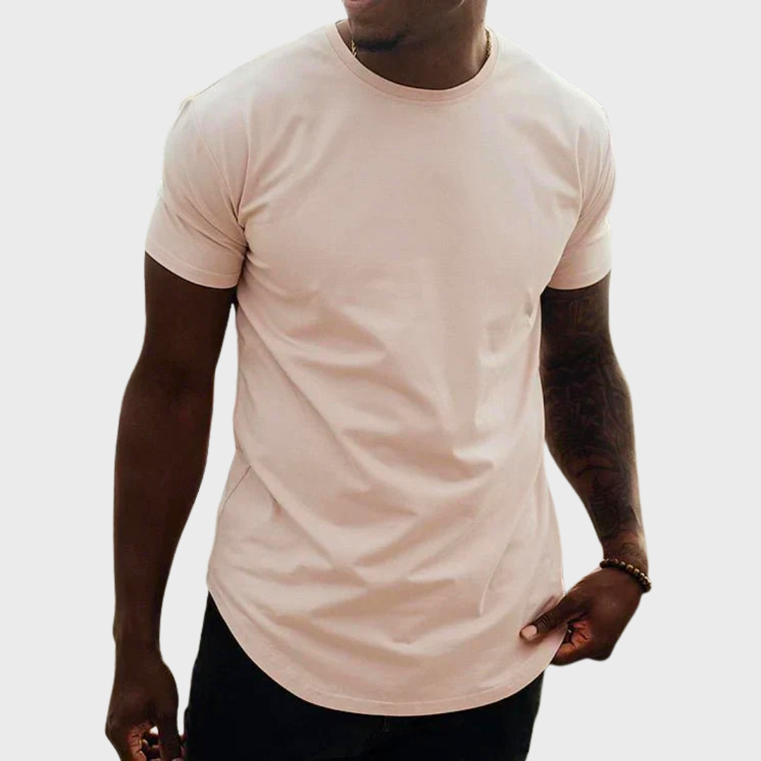 Vítor | T-shirt Justa com Corte Desportivo