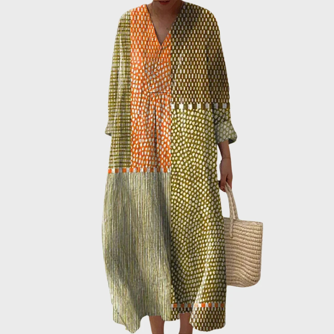 Constança | Vestido Elegante de Algodão