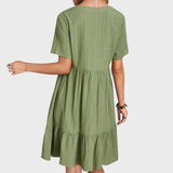 Daniela | Vestido Retro em V com Controlo de Barriga
