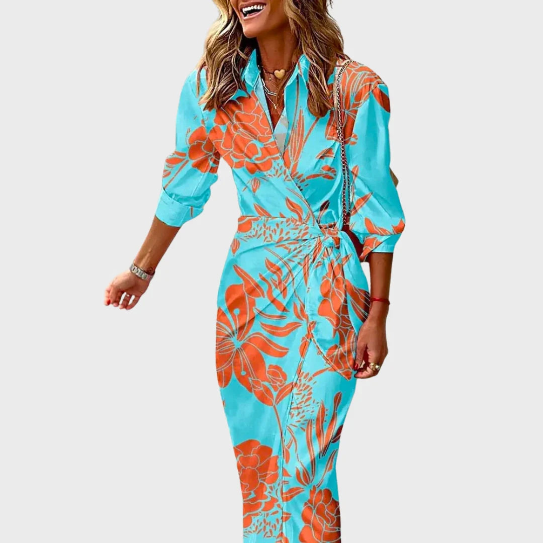 Violeta | Vestido Envelope de Verão