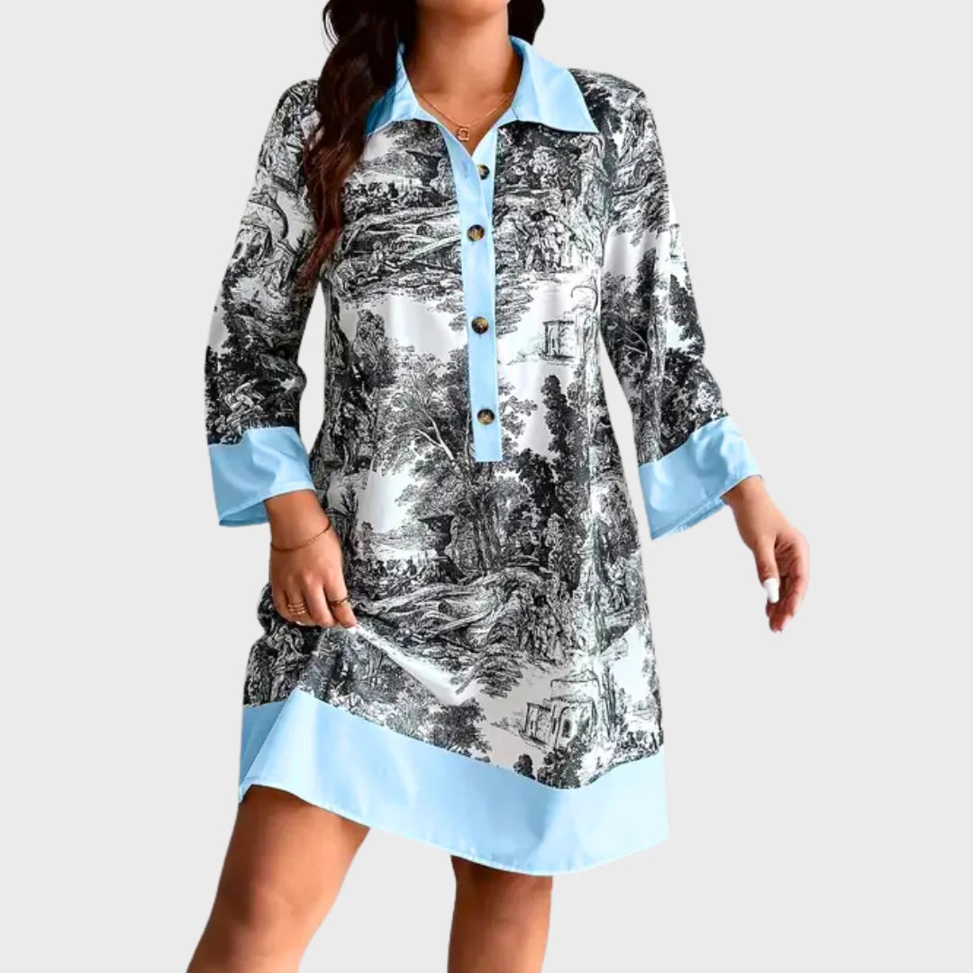 Josefina | Vestido Túnica Vintage Curto