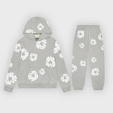 Violeta | Conjunto de Hoodie e Joggers em Algodão Wreath