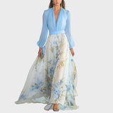 Catarina | Vestido Maxi Leve com Flores