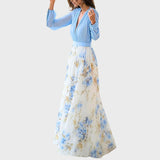 Catarina | Vestido Maxi Leve com Flores
