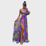 Vitória | Vestido Leve de Algodão com Mangas Flutuantes