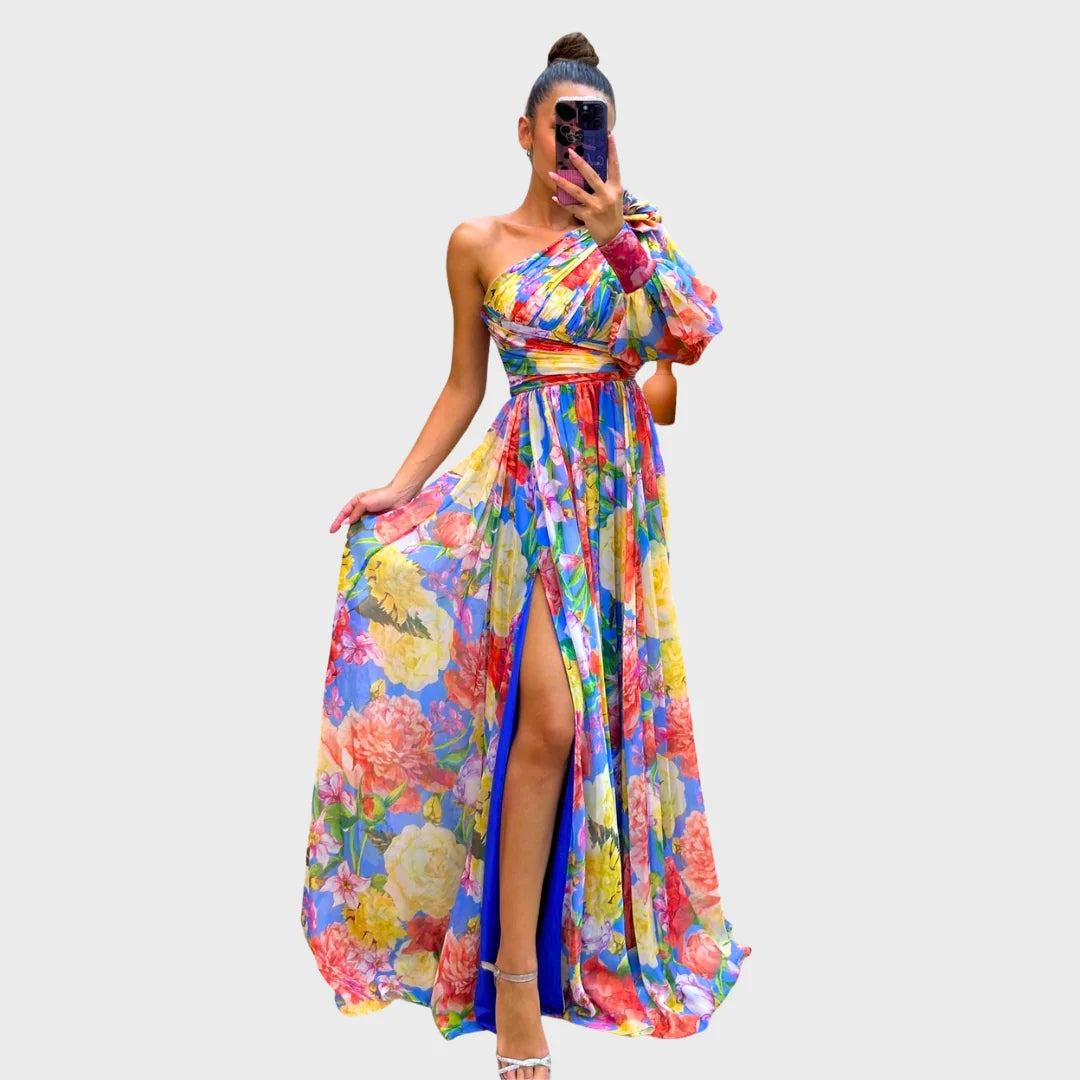 Vitória | Vestido Leve de Algodão com Mangas Flutuantes