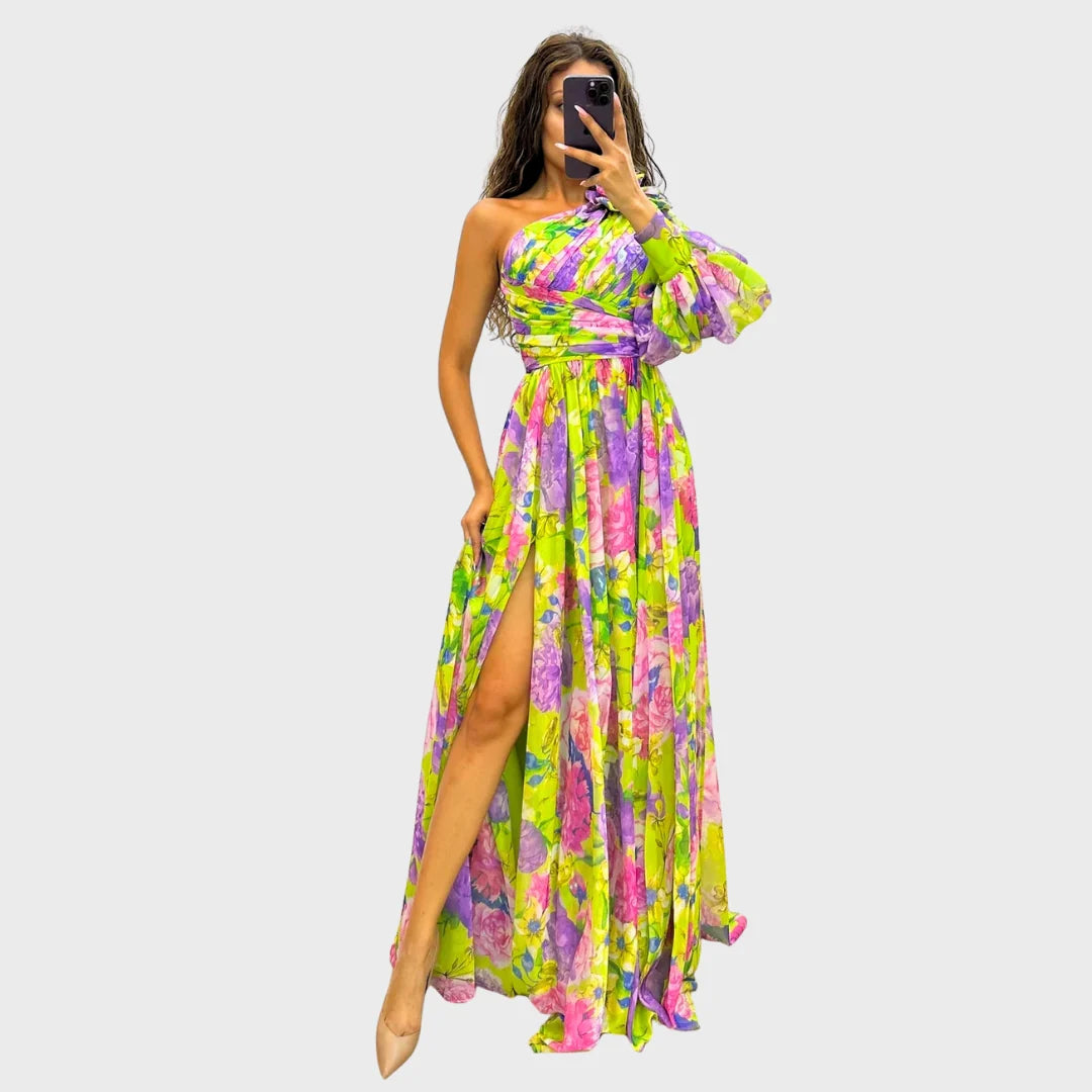 Vitória | Vestido Leve de Algodão com Mangas Flutuantes