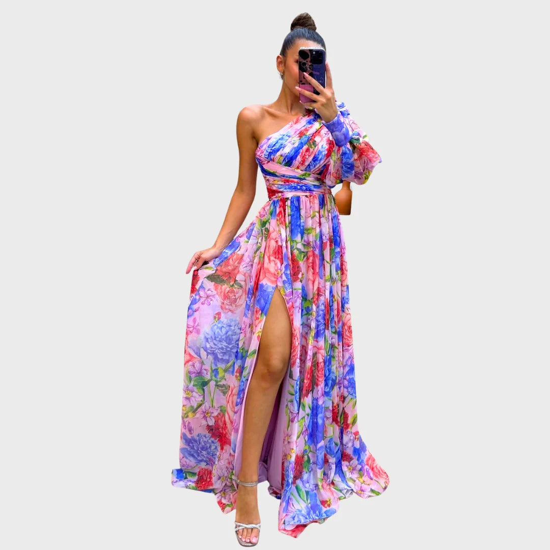Vitória | Vestido Leve de Algodão com Mangas Flutuantes