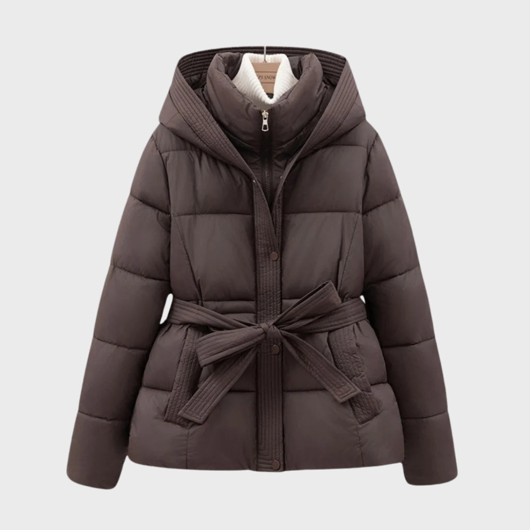 Inês | Parka De Inverno Com Cinto