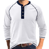 Camisa Henley em algodão macio