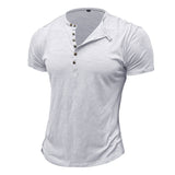 Camisa de manga curta em algodão