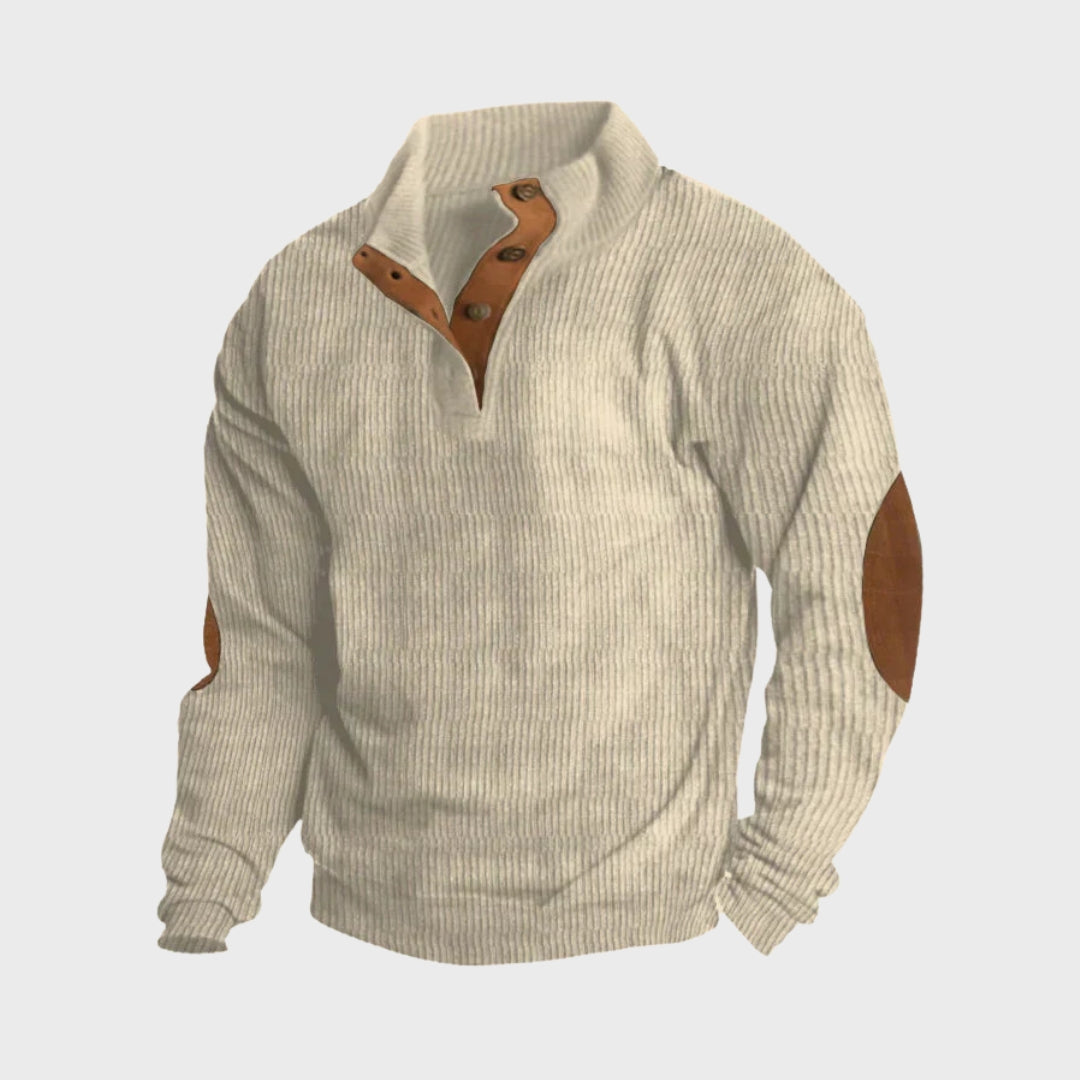 Miguel | Camisola Com Cotoveleiras Suaves