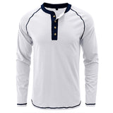 Camisa Henley em algodão macio