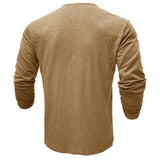 Henley - Camisa de manga comprida