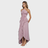 Joana | Vestido Lilás Esvoaçante