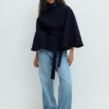 Lusana - Casaco elegante com cinto