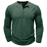 Henley - Camisa de manga comprida